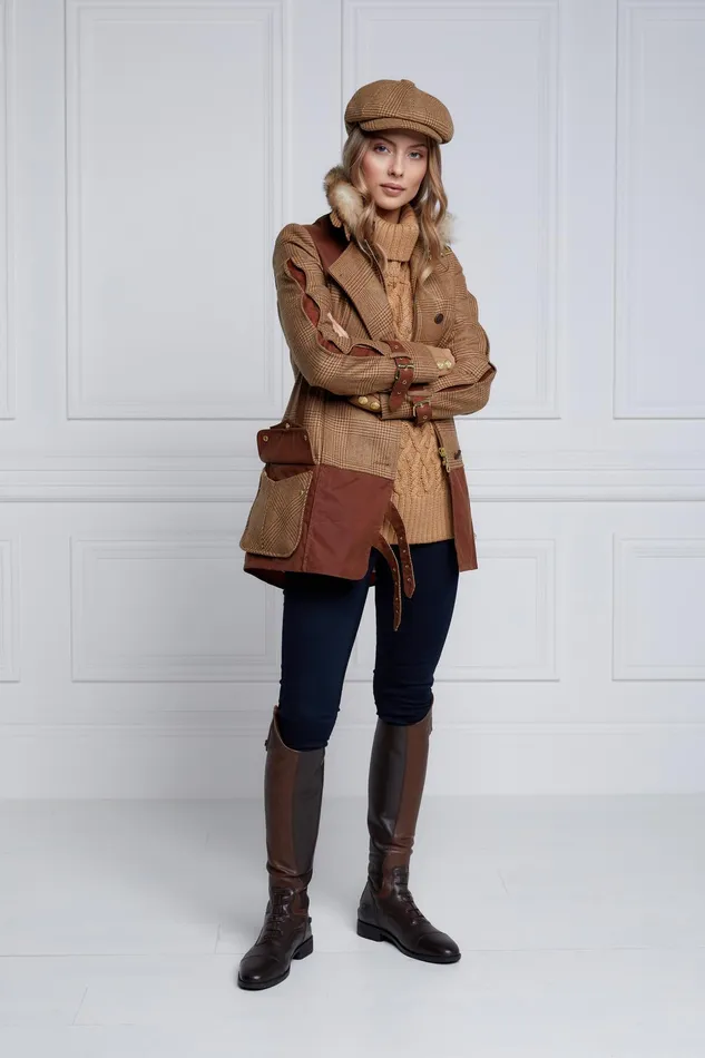 Holland Cooper Balmoral Field Jacket Tawny Women Jackets