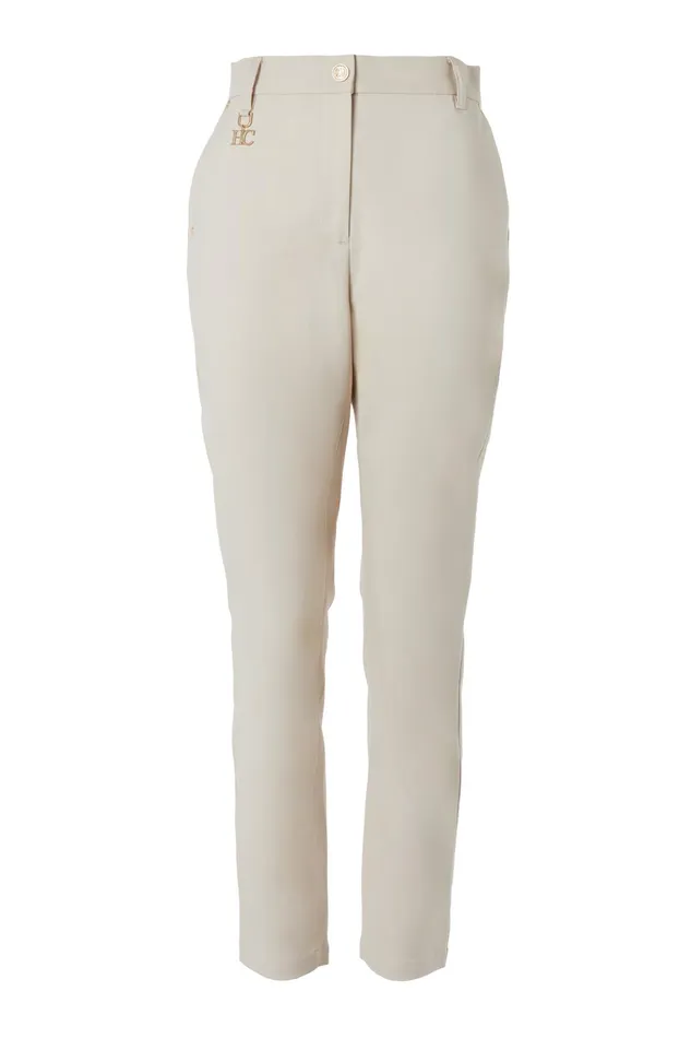 Holland Cooper Bexley Cigarette Trouser Stone Women Trousers Holland Cooper Bexley Cigarette Trouser Stone Women Trousers
