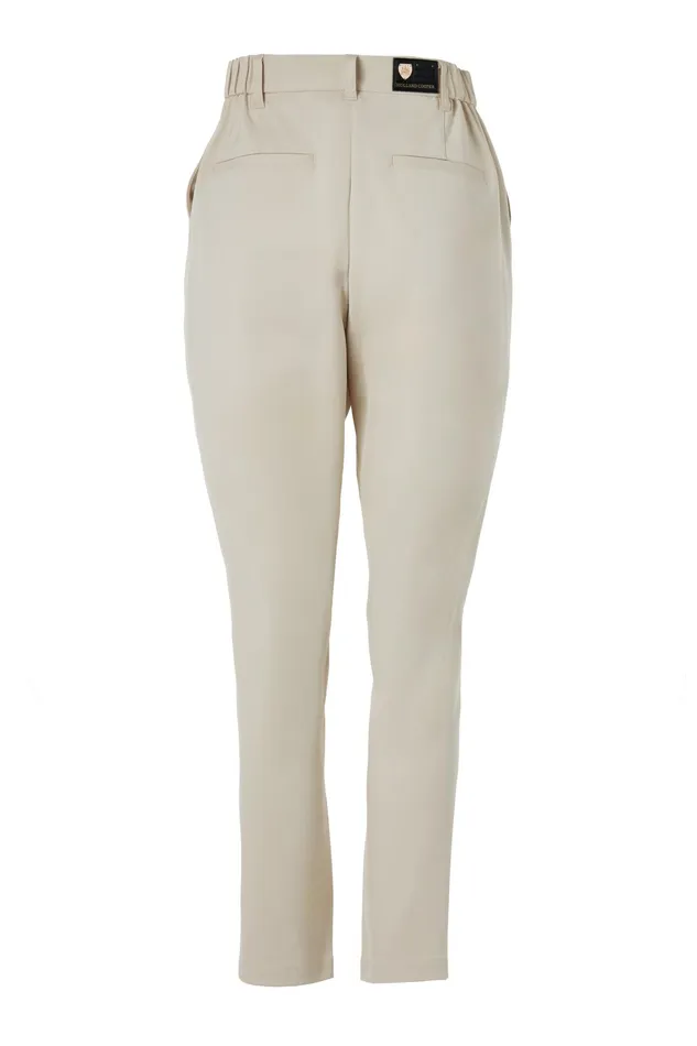 Holland Cooper Bexley Cigarette Trouser Stone Women Trousers Holland Cooper Bexley Cigarette Trouser Stone Women Trousers