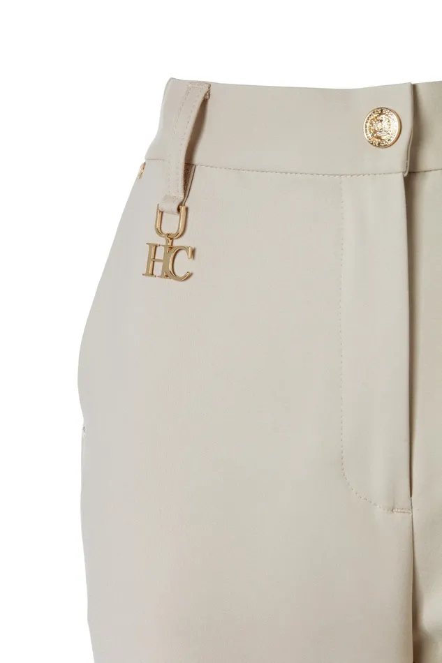 Holland Cooper Bexley Cigarette Trouser Stone Women Trousers Holland Cooper Bexley Cigarette Trouser Stone Women Trousers