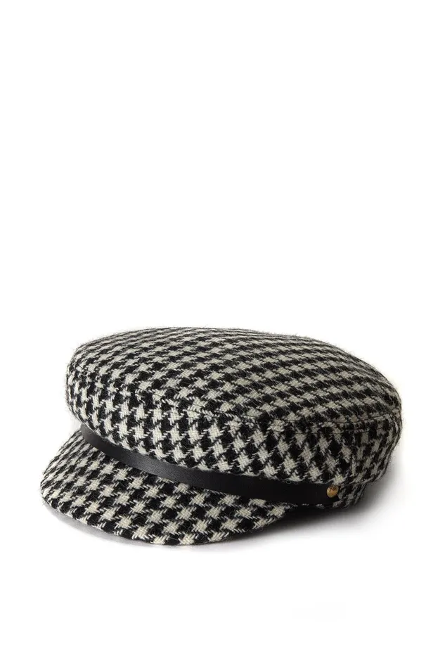 Holland Cooper Bretton Hat Houndstooth Women Hats and Headbands