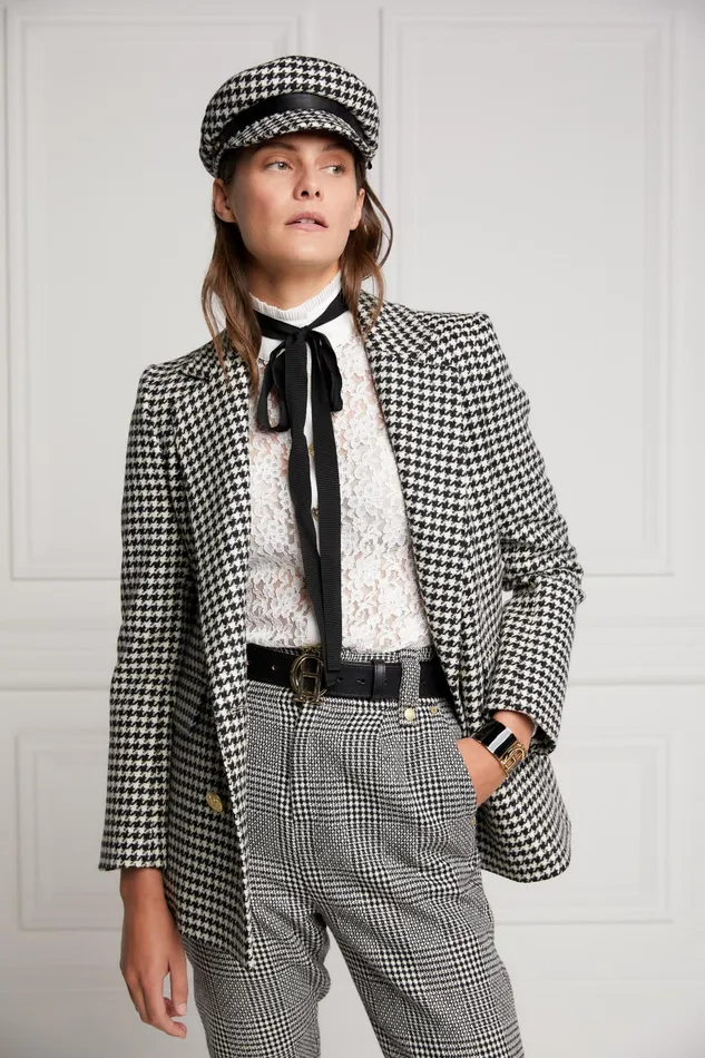 Holland Cooper Bretton Hat Houndstooth Women Hats and Headbands Holland Cooper Bretton Hat Houndstooth Women Hats and Headbands