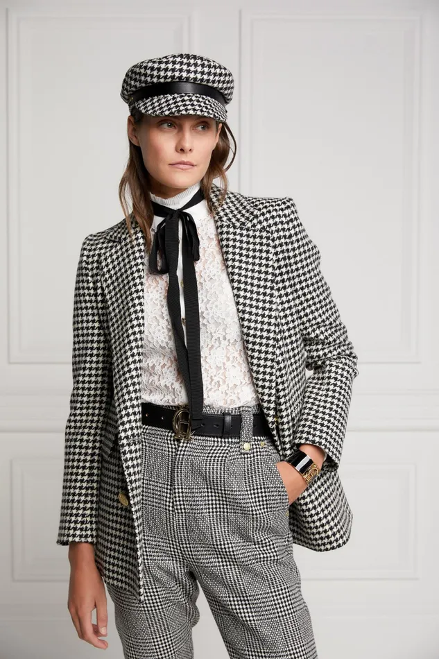 Holland Cooper Bretton Hat Houndstooth Women Hats and Headbands Holland Cooper Bretton Hat Houndstooth Women Hats and Headbands