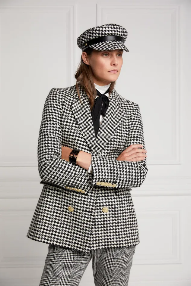 Holland Cooper Bretton Hat Houndstooth Women Hats and Headbands Holland Cooper Bretton Hat Houndstooth Women Hats and Headbands