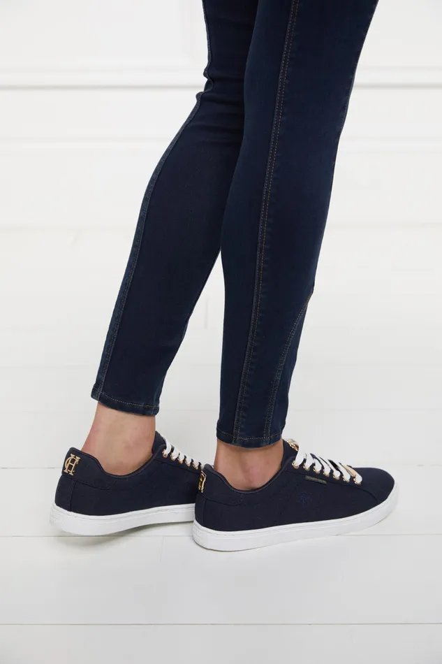 Holland Cooper Chelsea Court Trainer Ink Navy Women Trainers Holland Cooper Chelsea Court Trainer Ink Navy Women Trainers