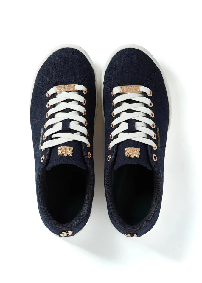 Holland Cooper Chelsea Court Trainer Ink Navy Women Trainers Holland Cooper Chelsea Court Trainer Ink Navy Women Trainers