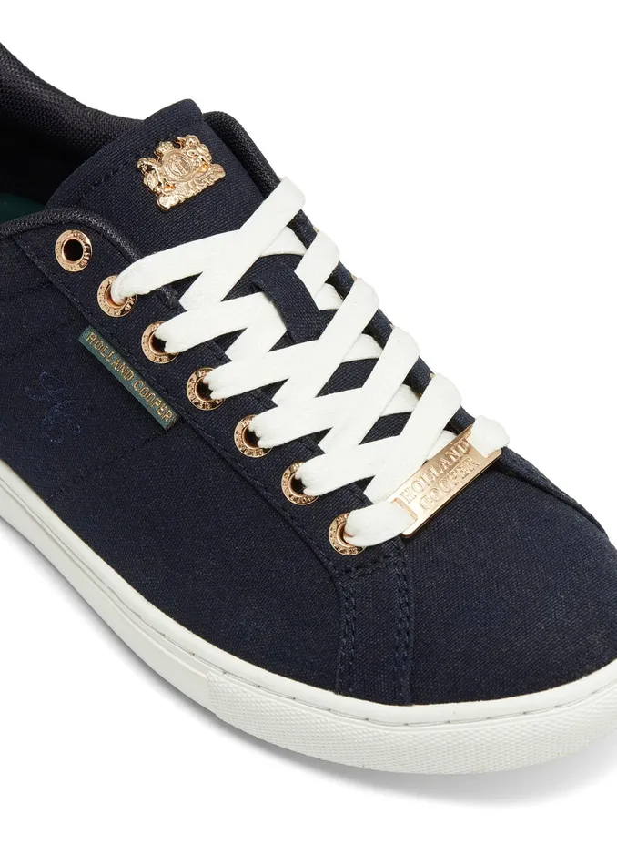 Holland Cooper Chelsea Court Trainer Ink Navy Women Trainers Holland Cooper Chelsea Court Trainer Ink Navy Women Trainers