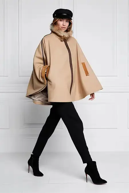 Holland Cooper Chiltern Cape Camel Women Capes