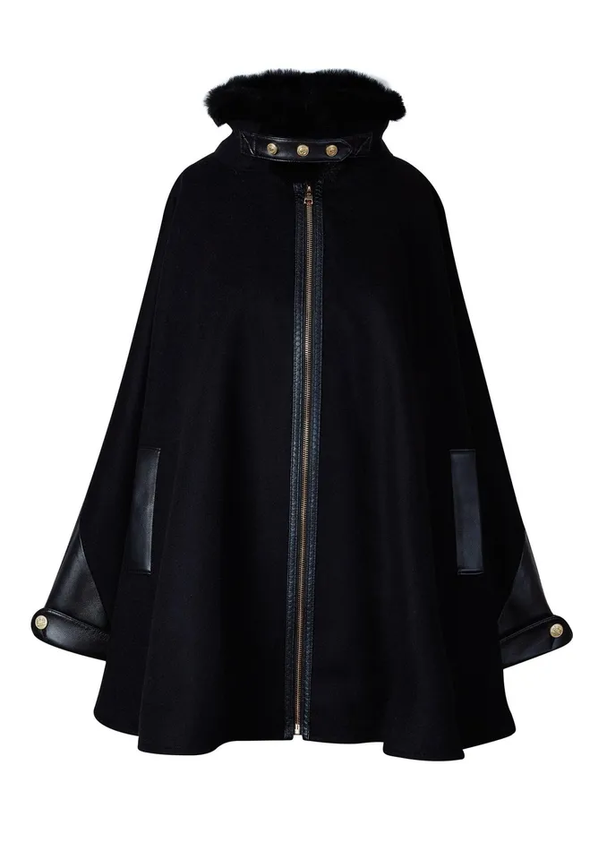 Holland Cooper Chiltern Cape Soft Navy Women Tailoring