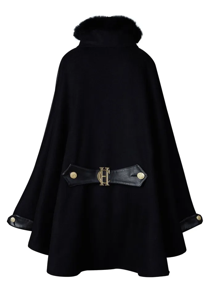 Holland Cooper Chiltern Cape Soft Navy Women Tailoring