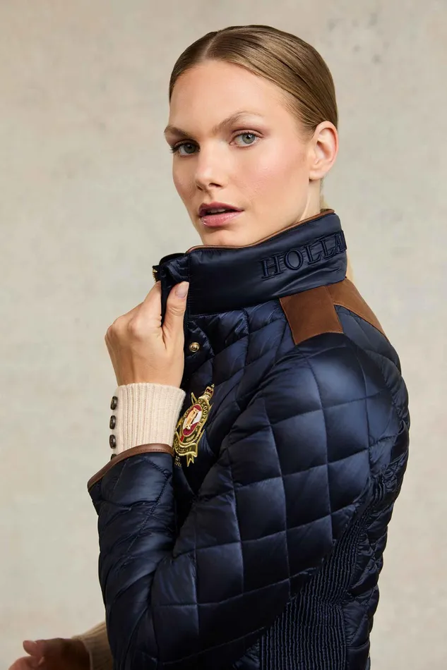 Holland Cooper Diamond Quilt Classic Jacket Ink Navy Women Jackets Holland Cooper Diamond Quilt Classic Jacket Ink Navy Women Jackets