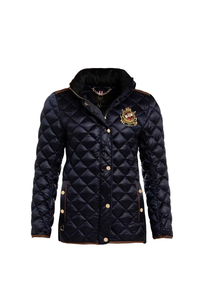 Holland Cooper Diamond Quilt Classic Jacket Ink Navy Women Jackets Holland Cooper Diamond Quilt Classic Jacket Ink Navy Women Jackets