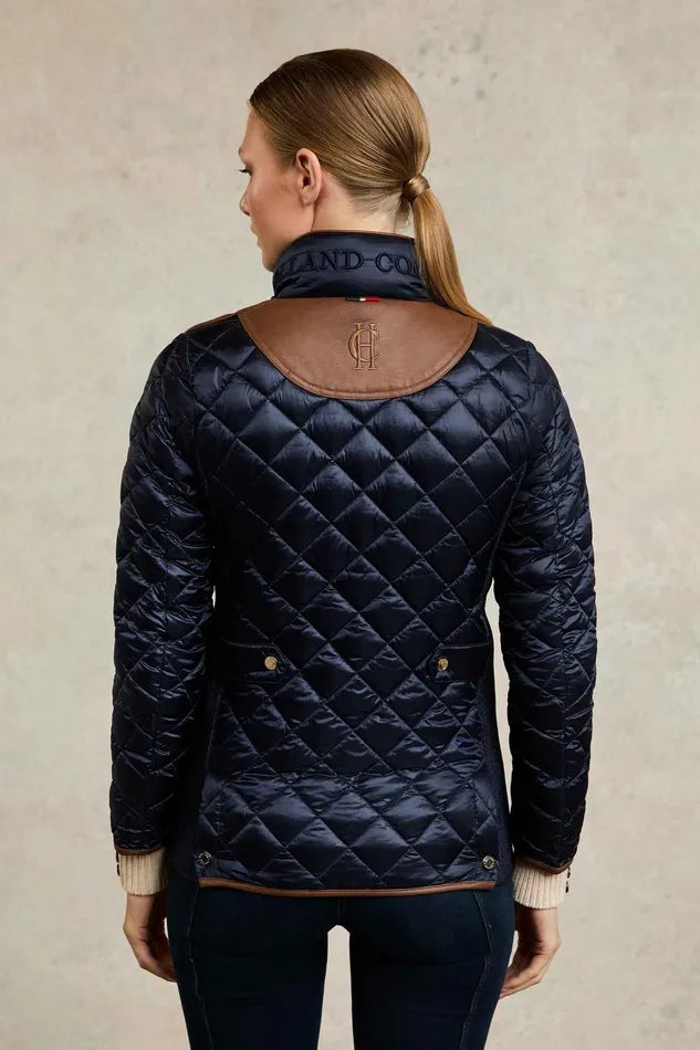 Holland Cooper Diamond Quilt Classic Jacket Ink Navy Women Jackets Holland Cooper Diamond Quilt Classic Jacket Ink Navy Women Jackets