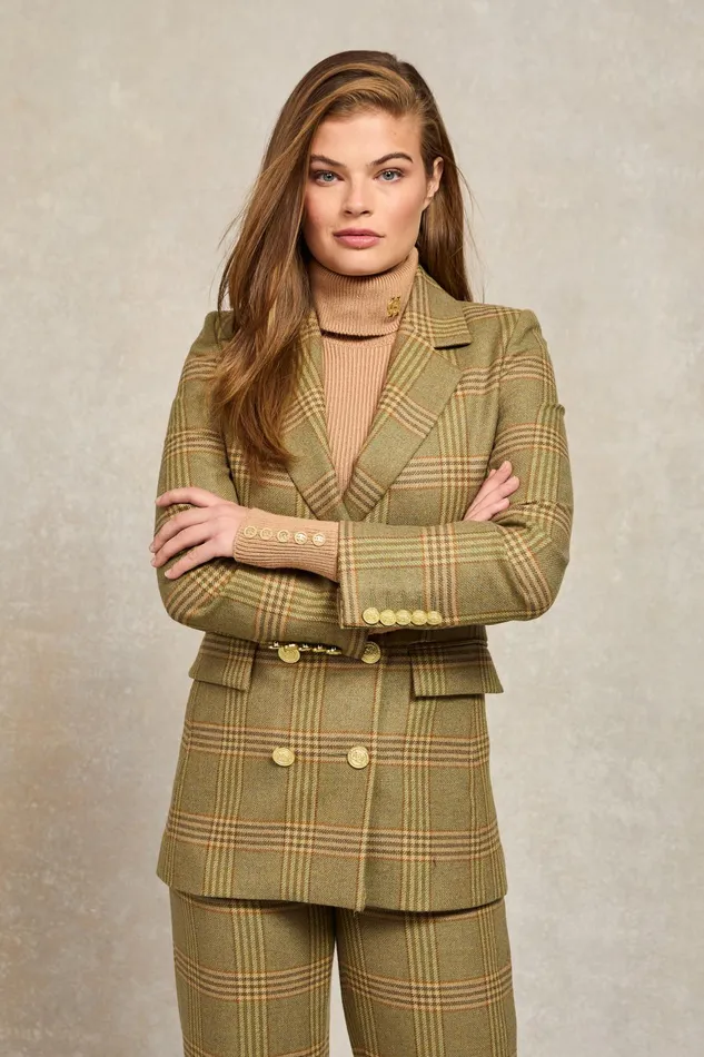 Holland Cooper Double Breasted Blazer Leveret Women Blazers