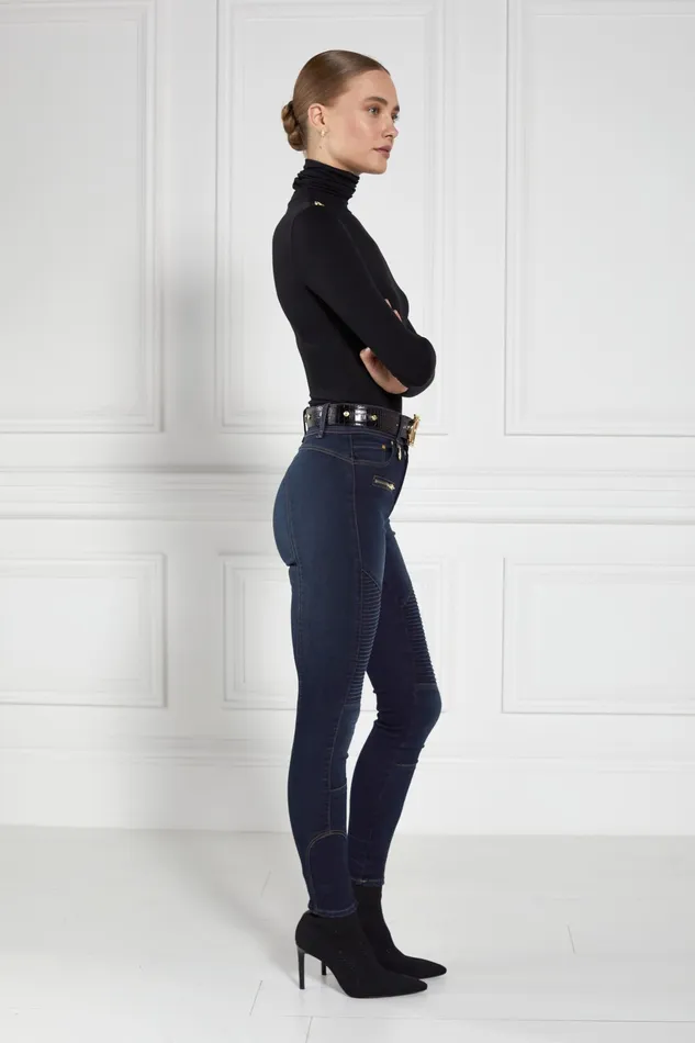 Holland Cooper Essential Roll Neck Black Women Tops Holland Cooper Essential Roll Neck Black Women Tops