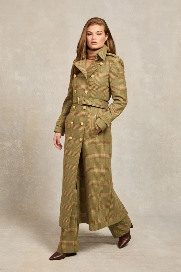Holland Cooper Full Length Marlborough Trench Coat Leveret Women Tailoring