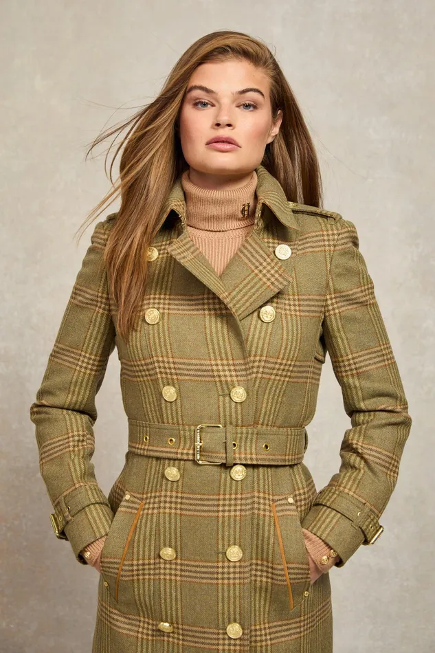 Holland Cooper Full Length Marlborough Trench Coat Leveret Women Tailoring