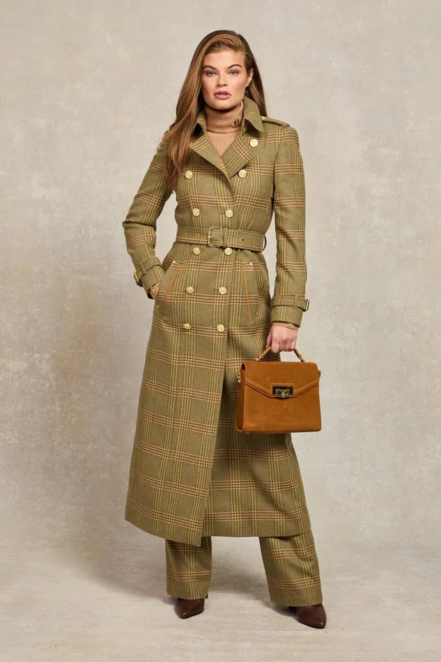Holland Cooper Full Length Marlborough Trench Coat Leveret Women Tailoring