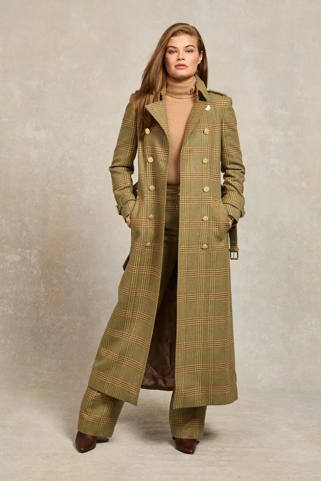 Holland Cooper Full Length Marlborough Trench Coat Leveret Women Tailoring