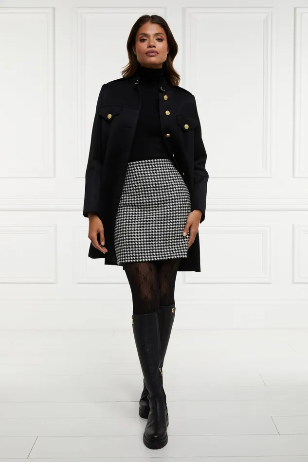 Holland Cooper Highbury Cape Coat Black Twill Women Capes Holland Cooper Highbury Cape Coat Black Twill Women Capes