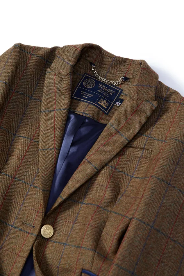 Holland Cooper Highgrove Coat Glen Green Women Tailoring