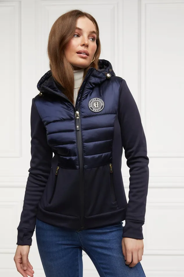 Holland Cooper Hybrid Shell Jacket Ink Navy Women Jackets
