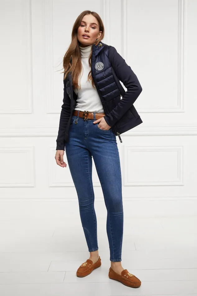 Holland Cooper Hybrid Shell Jacket Ink Navy Women Jackets Holland Cooper Hybrid Shell Jacket Ink Navy Women Jackets