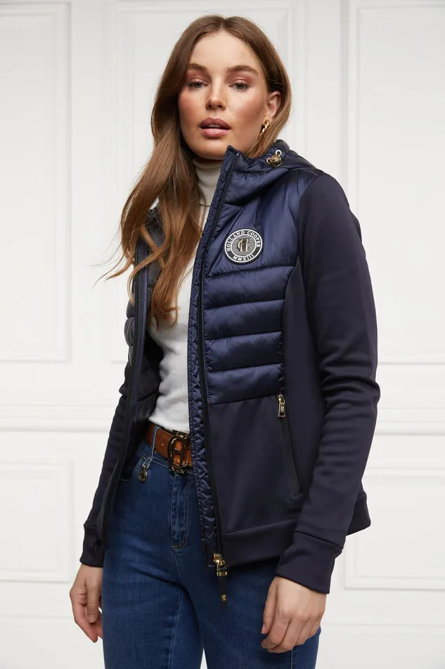 Holland Cooper Hybrid Shell Jacket Ink Navy Women Jackets Holland Cooper Hybrid Shell Jacket Ink Navy Women Jackets
