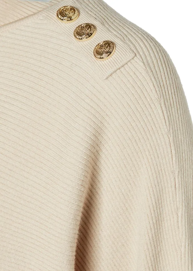Holland Cooper Leyla Knit Oatmeal Women Knitwear Holland Cooper Leyla Knit Oatmeal Women Knitwear