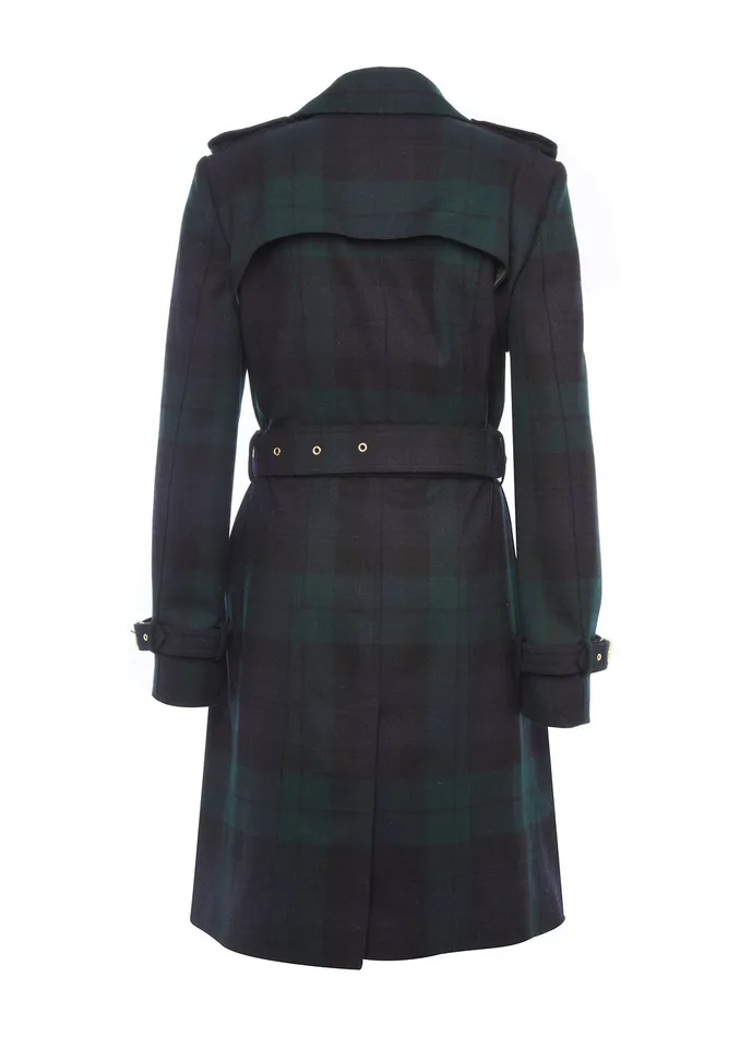 Holland Cooper Marlborough Trench Coat Blackwatch Women Tailoring