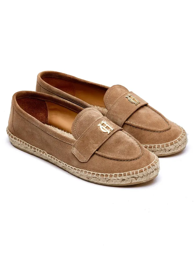 Holland Cooper Monaco Espadrille Loafer Taupe Women Loafers Holland Cooper Monaco Espadrille Loafer Taupe Women Loafers