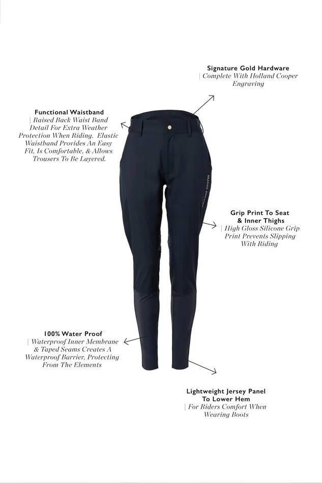 Holland Cooper Riding Shell Trousers Women Waterproof Trousers Holland Cooper Riding Shell Trousers Women Waterproof Trousers