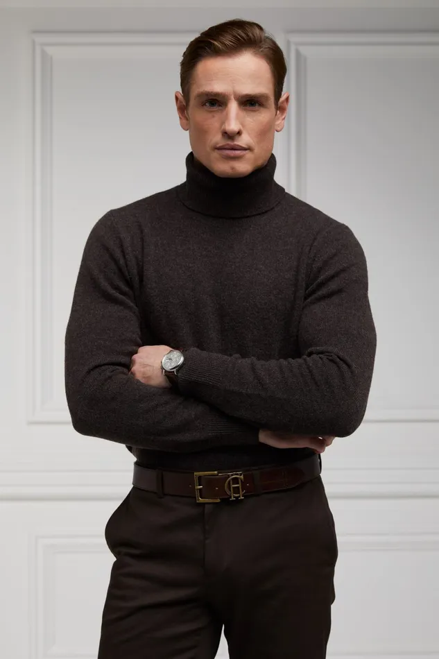 Holland Cooper S Classic Belt Chocolate Men Belts Holland Cooper S Classic Belt Chocolate Men Belts