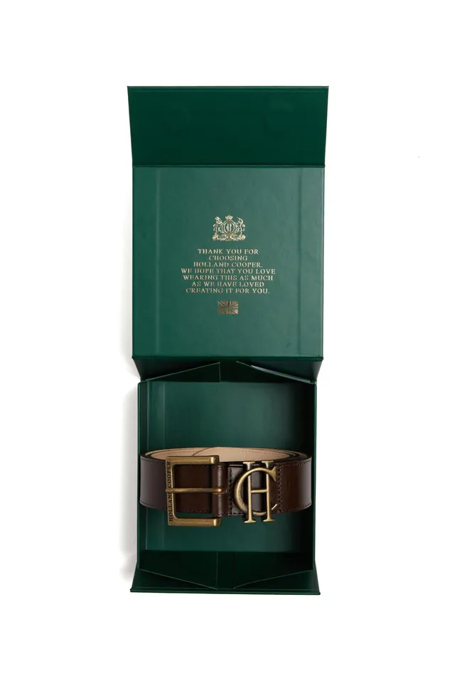 Holland Cooper S Classic Belt Chocolate Men Belts Holland Cooper S Classic Belt Chocolate Men Belts