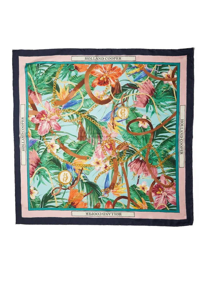 Holland Cooper Silk Scarf St Lucia Women Scarves