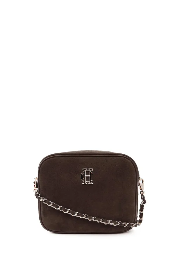 Holland Cooper Soho Camera Bag Chocolate Suede Women Bags Holland Cooper Soho Camera Bag Chocolate Suede Women Bags
