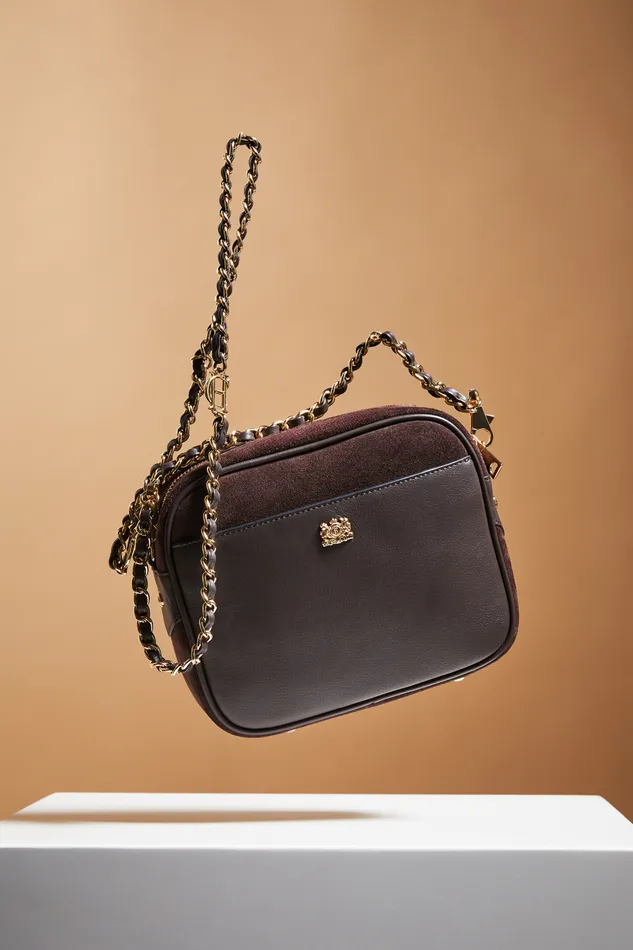 Holland Cooper Soho Camera Bag Chocolate Suede Women Bags Holland Cooper Soho Camera Bag Chocolate Suede Women Bags