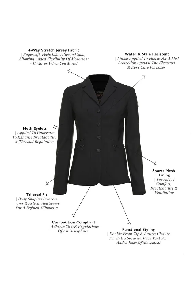 Holland Cooper The Competition Jacket Midnight Black Women Jackets Holland Cooper The Competition Jacket Midnight Black Women Jackets