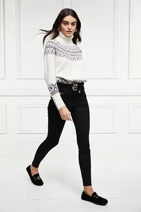 Holland Cooper The Driving Loafer Black Women Loafers Holland Cooper The Driving Loafer Black Women Loafers