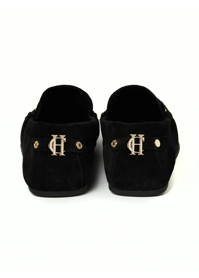 Holland Cooper The Driving Loafer Black Women Loafers Holland Cooper The Driving Loafer Black Women Loafers