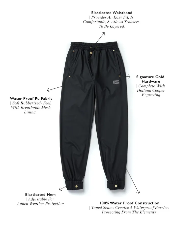 Holland Cooper Waterproof Rain Trouser Women Waterproof Trousers Holland Cooper Waterproof Rain Trouser Women Waterproof Trousers