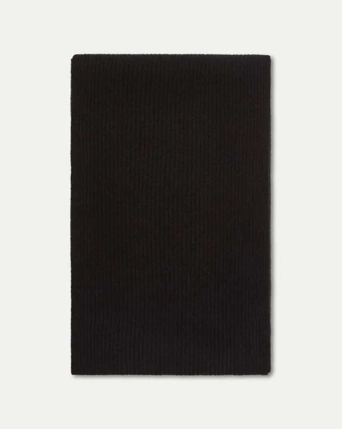 Home and Accessories Shop Veronica Beard Cashmere Ribbed Scarf Black