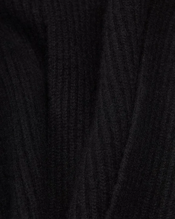 Home and Accessories Shop Veronica Beard Cashmere Ribbed Scarf Black