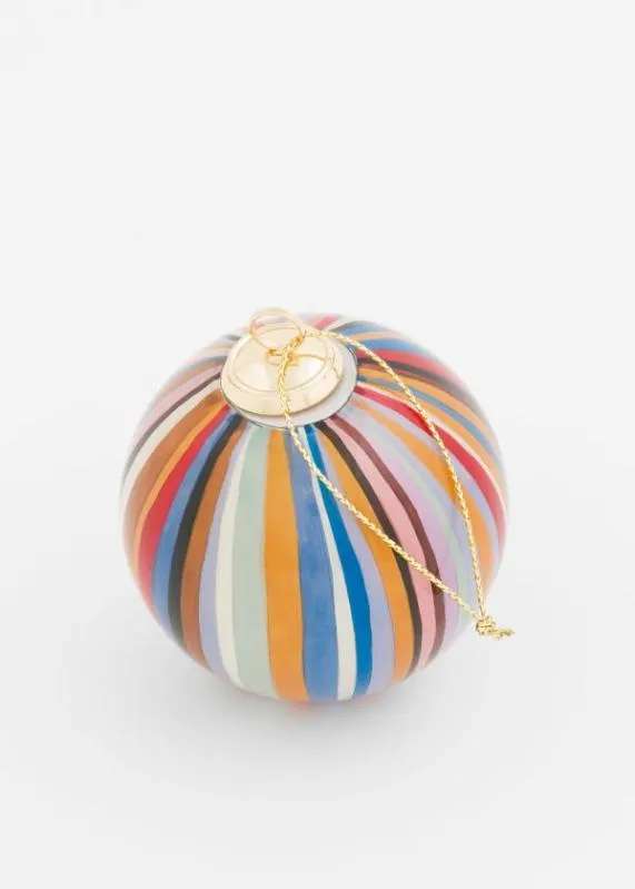 Home HandPainted 039Signature Stripe039 Glass Bauble Paul Smith Decorative Accessories Home HandPainted 039Signature Stripe039 Glass Bauble Paul Smith Decorative Accessories