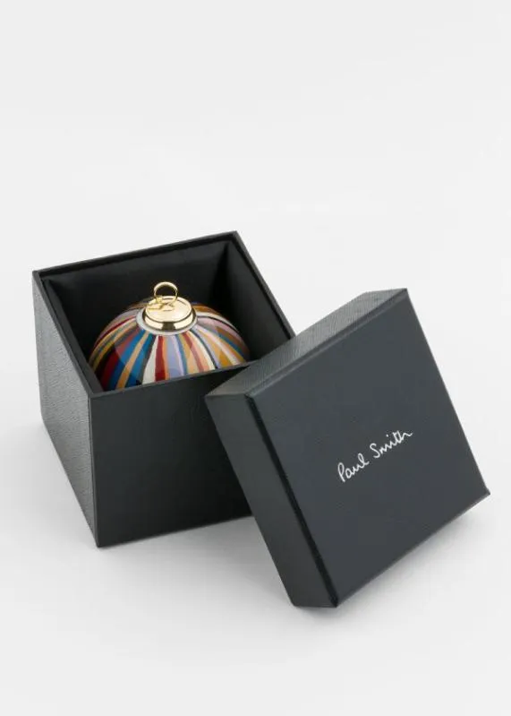 Home HandPainted 039Signature Stripe039 Glass Bauble Paul Smith Decorative Accessories Home HandPainted 039Signature Stripe039 Glass Bauble Paul Smith Decorative Accessories