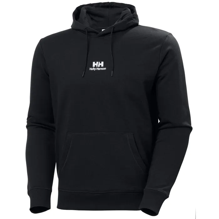 Hoodies and Sweatshirts Men Helly Hansen YU20 LOGO HOODIE 980 Ebony
