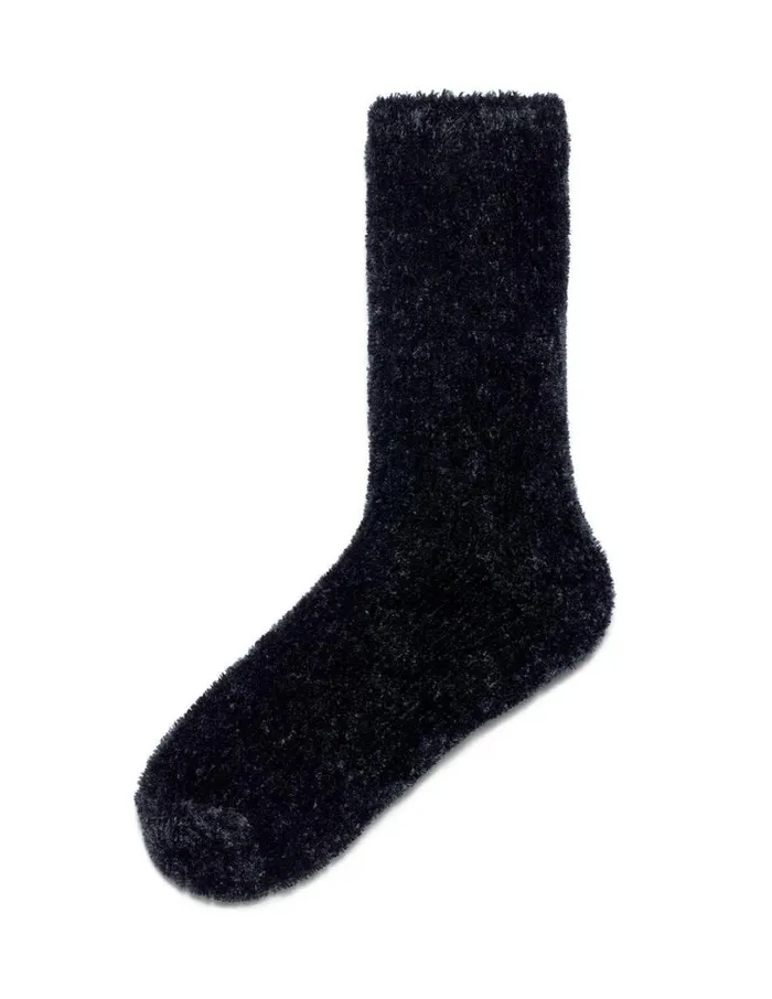 Hue Feather Sock Black Women Cozy