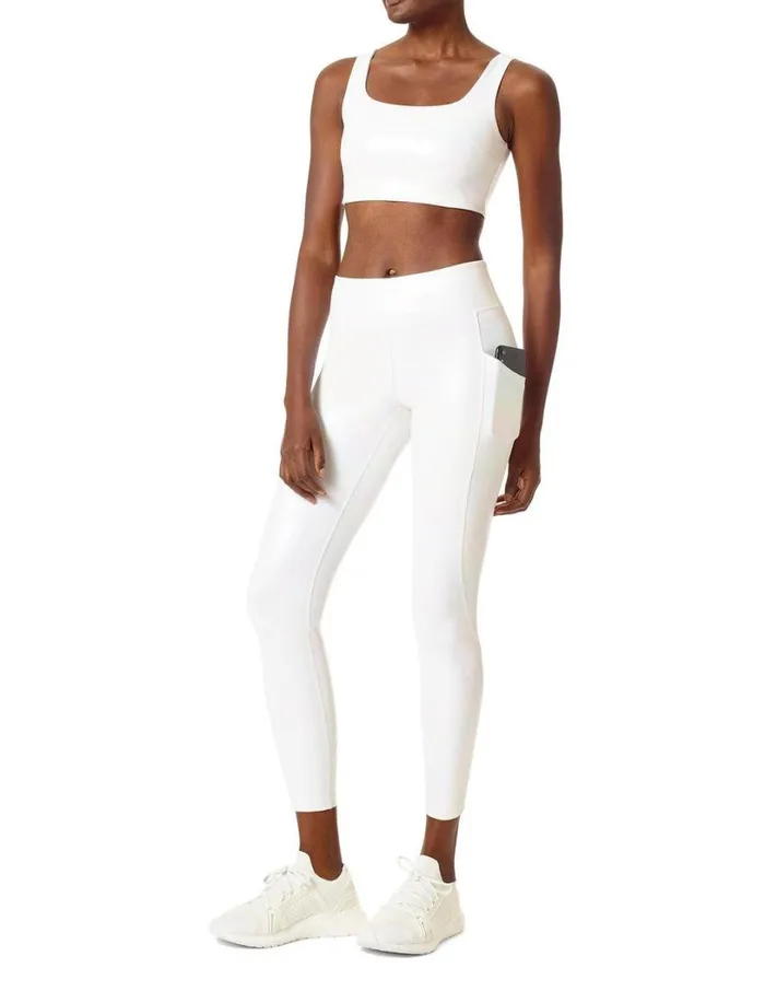 Hue Iridescent Pep Talk Skimmer Iridescent White Women Knit