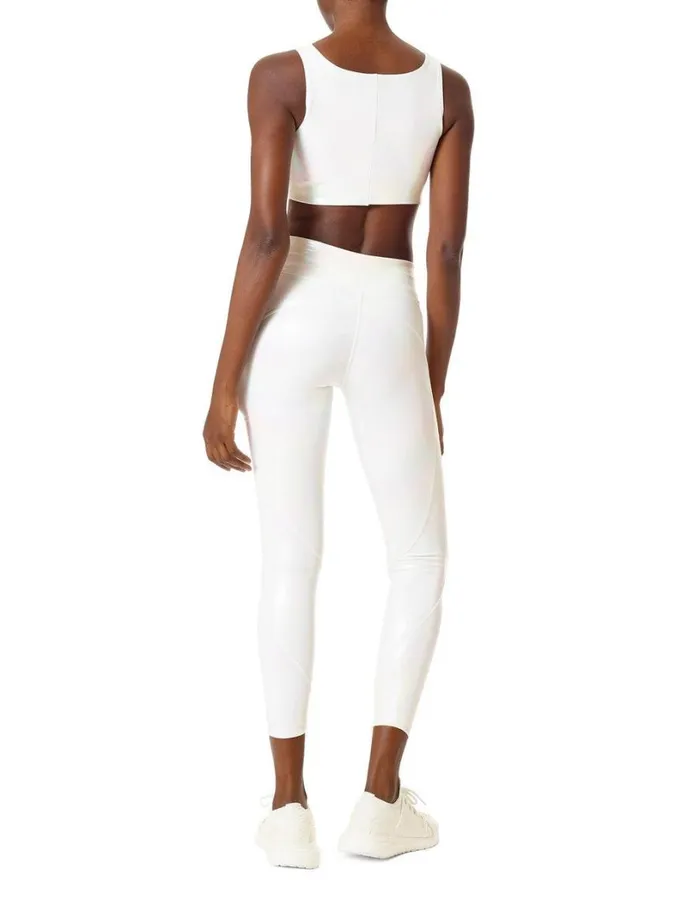 Hue Iridescent Pep Talk Skimmer Iridescent White Women Knit