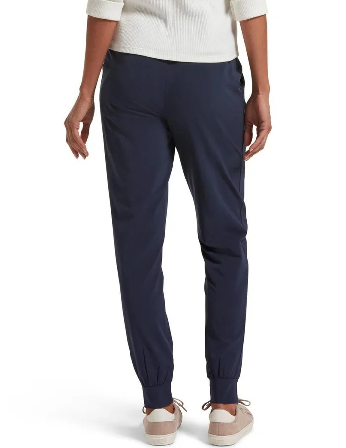 Hue Travel High Waist Slim Jogger Black Iris Women Joggers